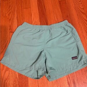 Patagonia Women's teal Athletic baggie Shorts